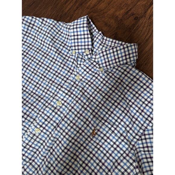 Ralph Lauren Mens Button Down Cotton Pocket Shirt Large - Picture 1 of 4